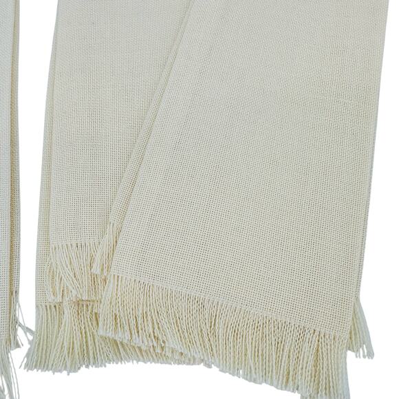 8 Blank Cross Stitch Dinner Napkins or Fingertip TOWELS Cream 19" x 11" - Picture 3 of 3